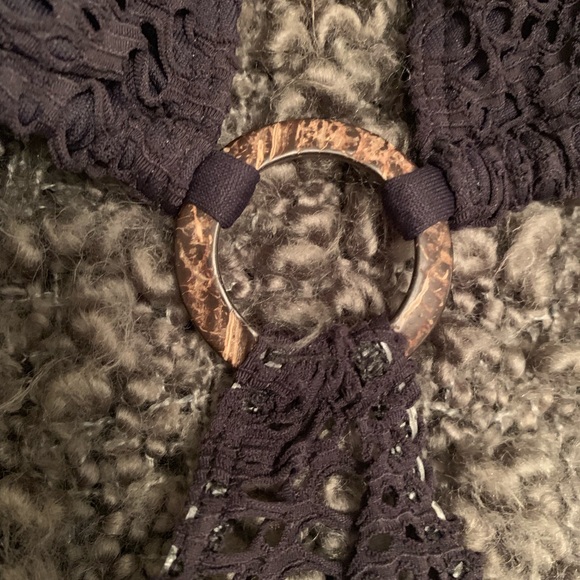 Black Net Effect Sexy Monokini - Picture 3 of 6